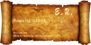 Bagoly Ulrik névjegykártya